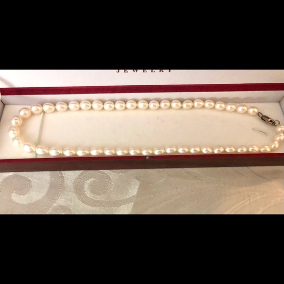 💝Genuine Pearl Necklace with 925 Silver Clasp - Picture 5 of 12